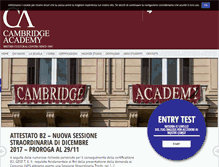 Tablet Screenshot of cambridgeacademy1965.it